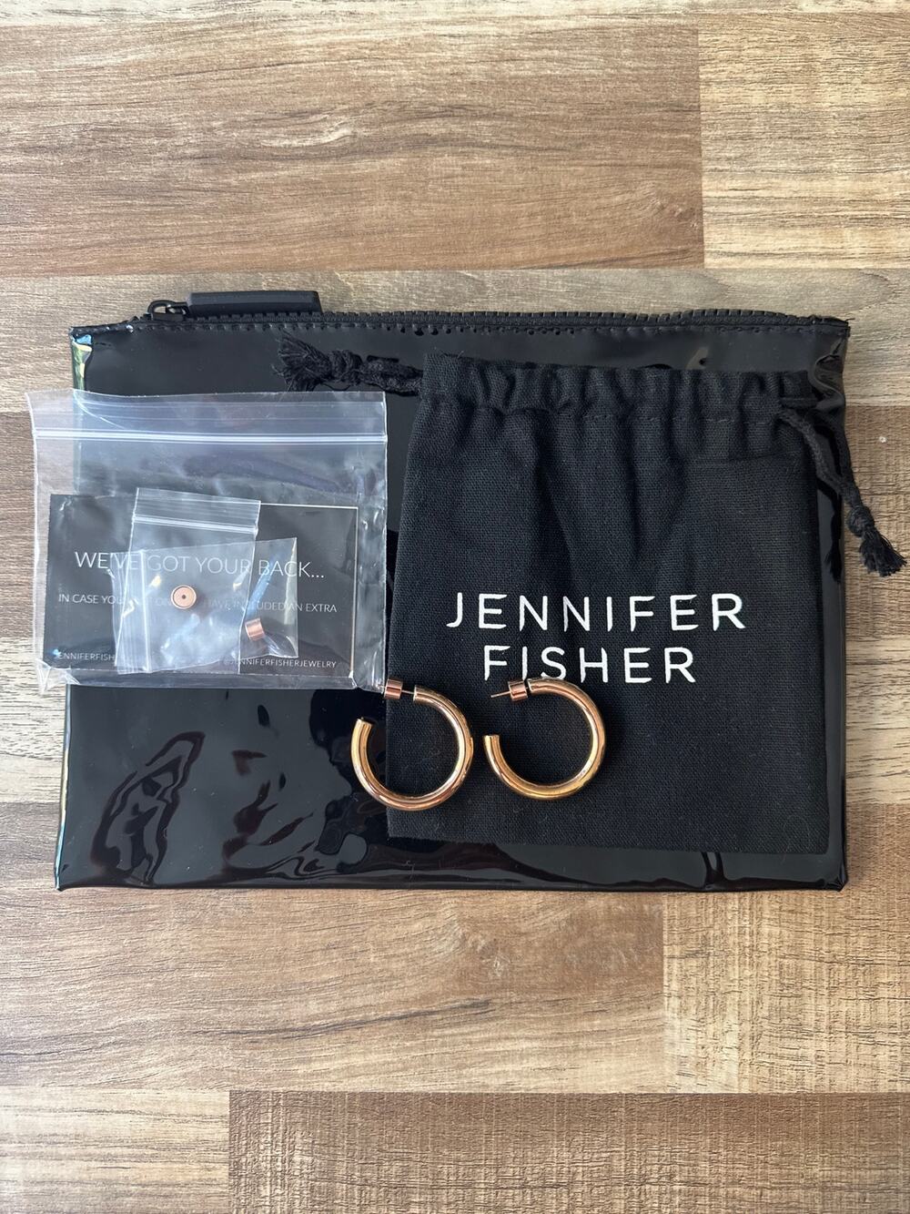 Jennifer Fisher x Barbie Rose Gold Lilly Hoops